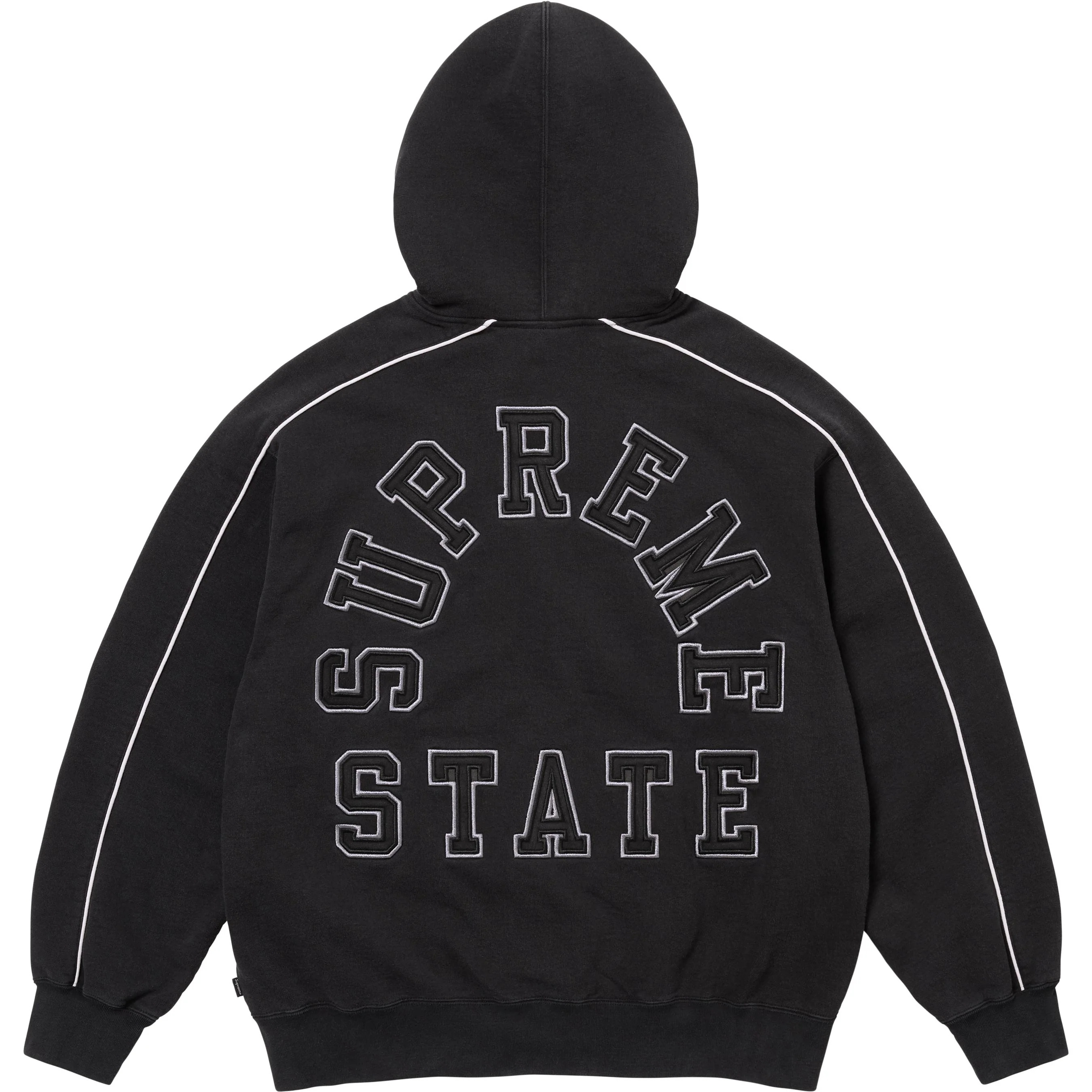 State Zip Up Hooded Sweatshirt view 3